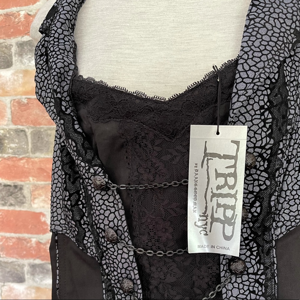 Tripp NYC Fleetwood Corset Gothic Halter Mini Dress - Picture 8 of 8